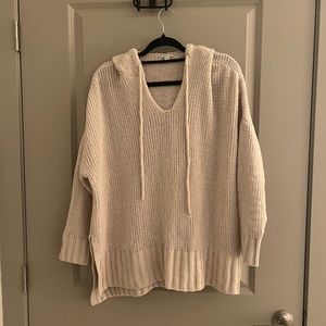 Aerie Cream Knit Sweatshirt